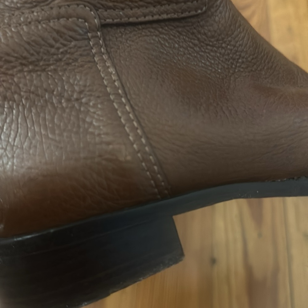 Brown tall riding boots Tory Burch 8.5, good condition - Picture 8 of 14